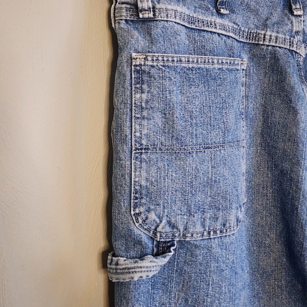Classic Blue Denim Men's Shorts Jorts Size 36 Y2k 90s - Picture 6 of 8
